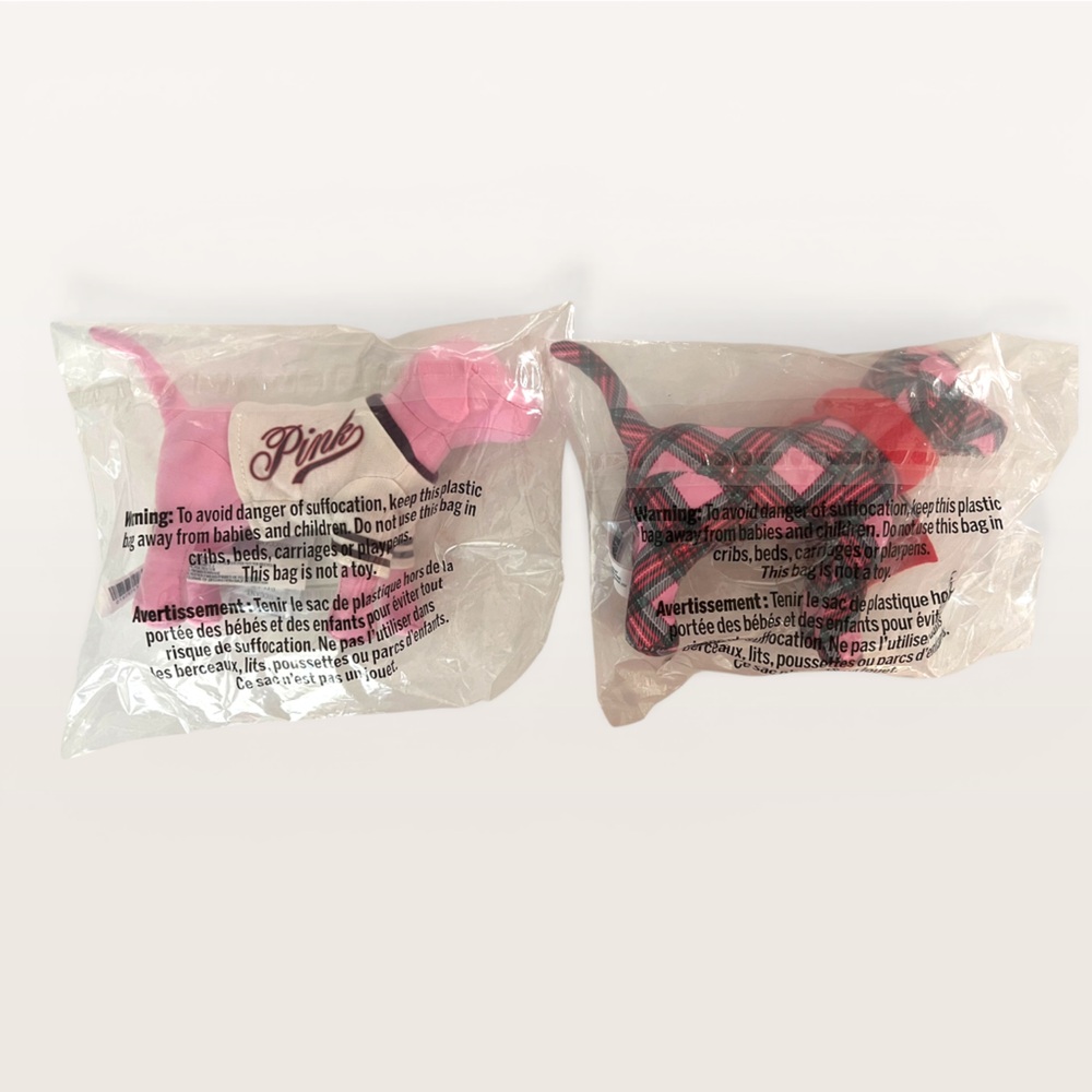 PINK Victoria Secret’s Mini Collectable Dogs - Set of 2